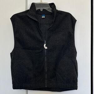 Old Navy Charcoal Gray Fleece Vest